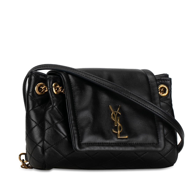 Yves Saint Laurent Leather Mini Nolita Shoulder Bag Leather Shoulder Bag 672738 in Good condition