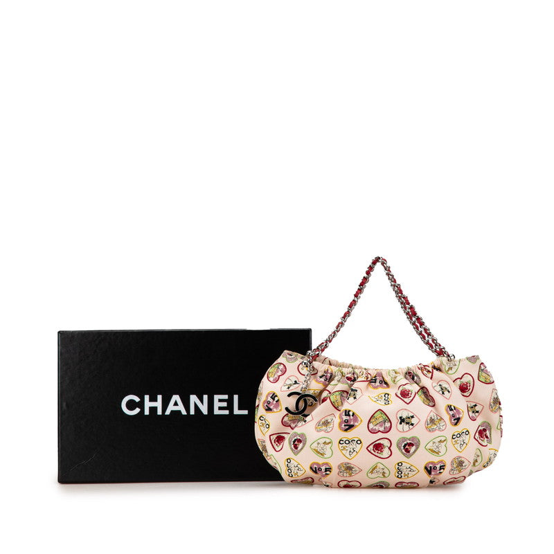 Chanel Canvas Valentine Mini Handbag