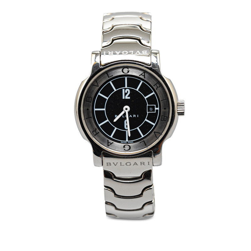 Bvlgari Solo Tempo Quartz Watch ST29S Stainless Steel