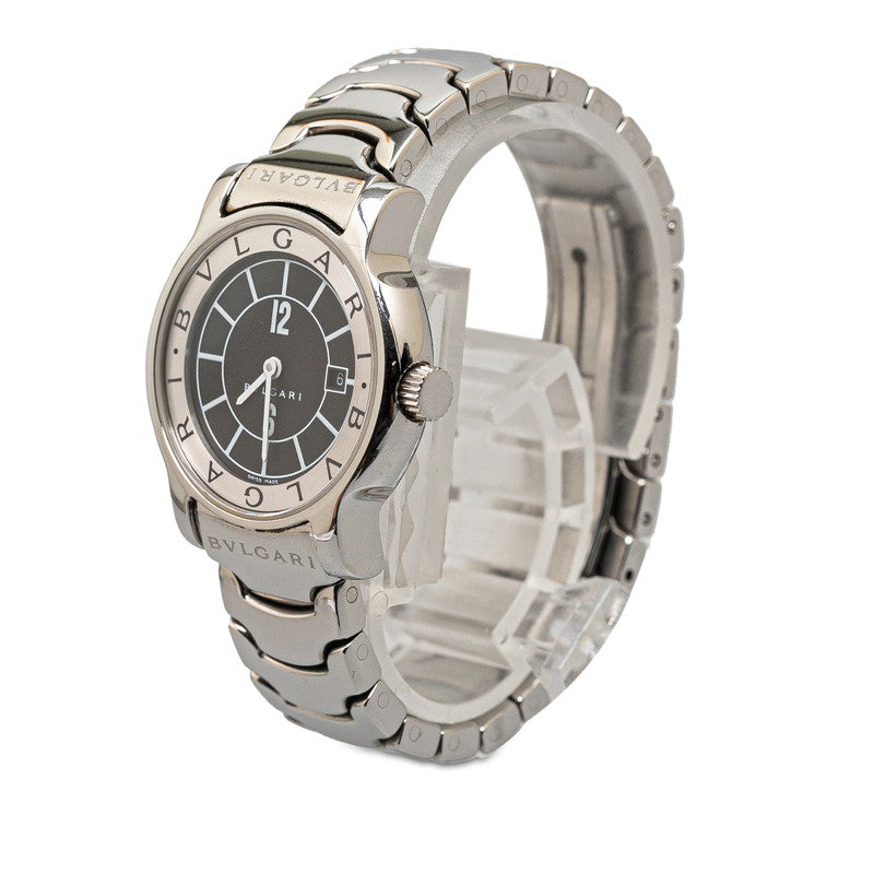 Bvlgari Solo Tempo Quartz Watch ST29S Stainless Steel