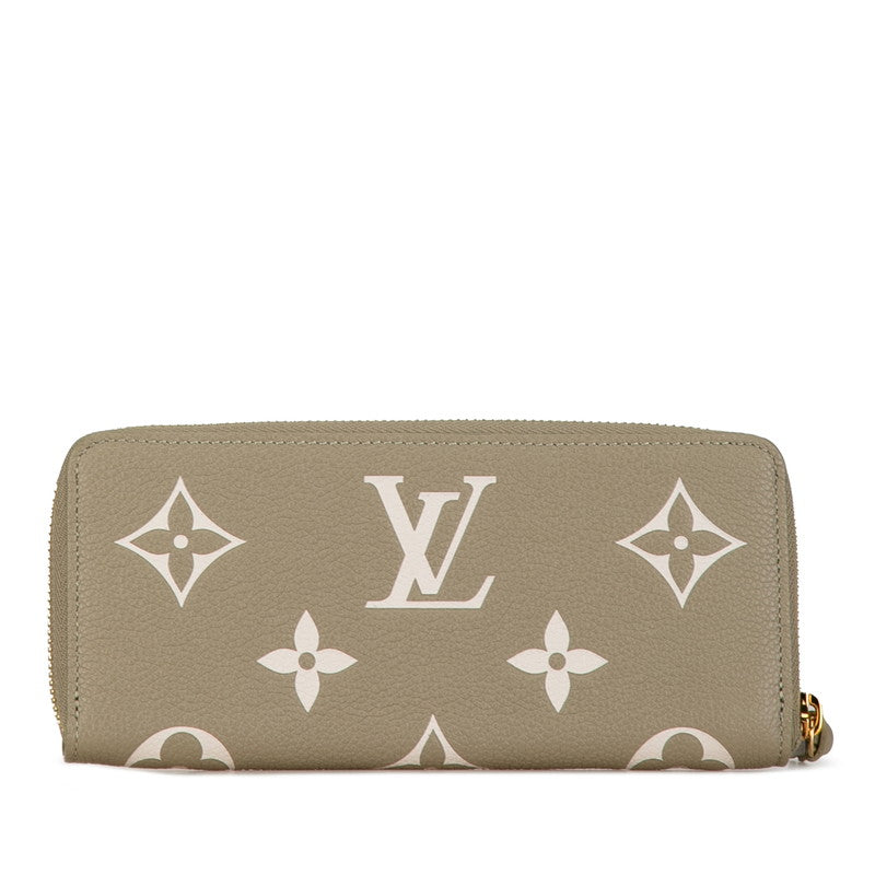 Louis Vuitton Bicolor Monogram Empreinte Clemence Long Wallet M82478