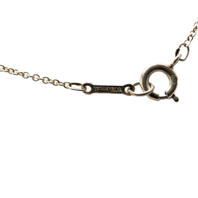 Tiffany & Co Open Heart Necklace Silver