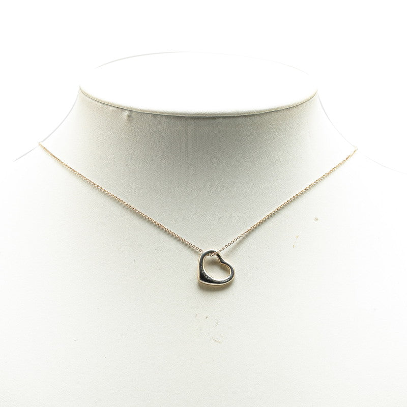 Tiffany & Co Open Heart Necklace Silver