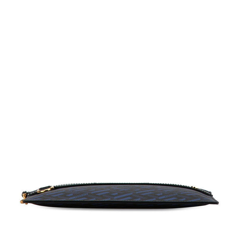 Versace La Greca PVC Leather Clutch Bag