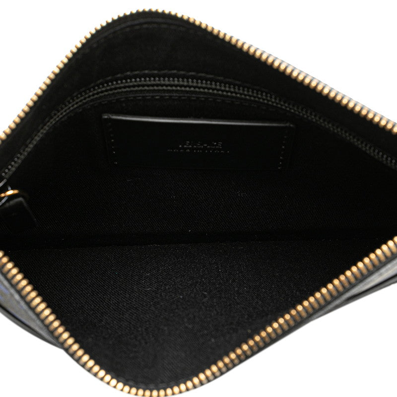 Versace La Greca PVC Leather Clutch Bag