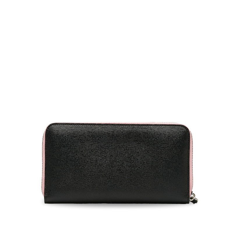 Fendi Monster Leather Continental Wallet 8M0299