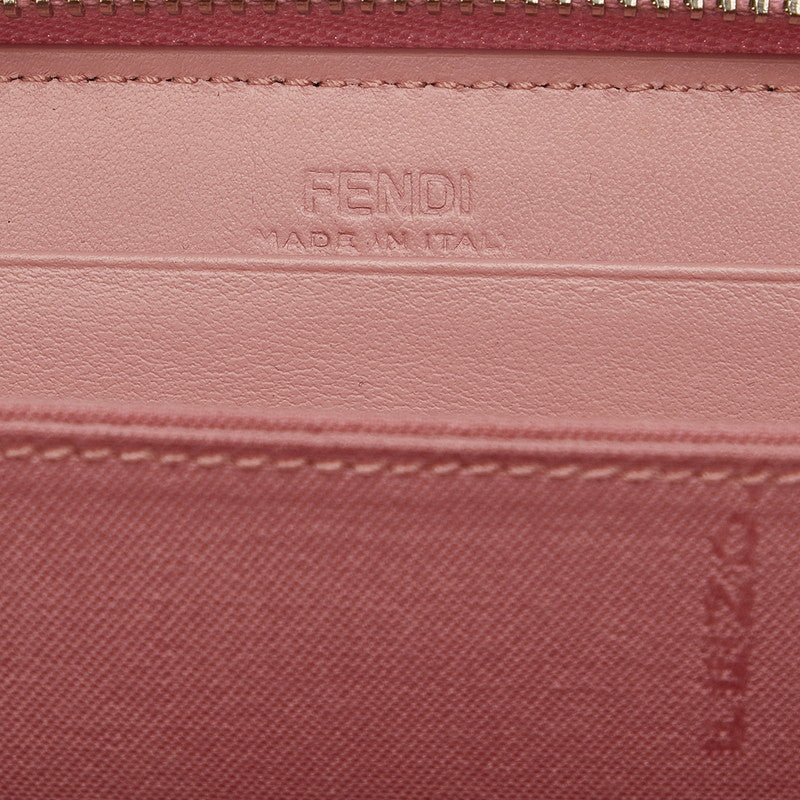 Fendi Monster Leather Continental Wallet 8M0299 in Very Good Condition