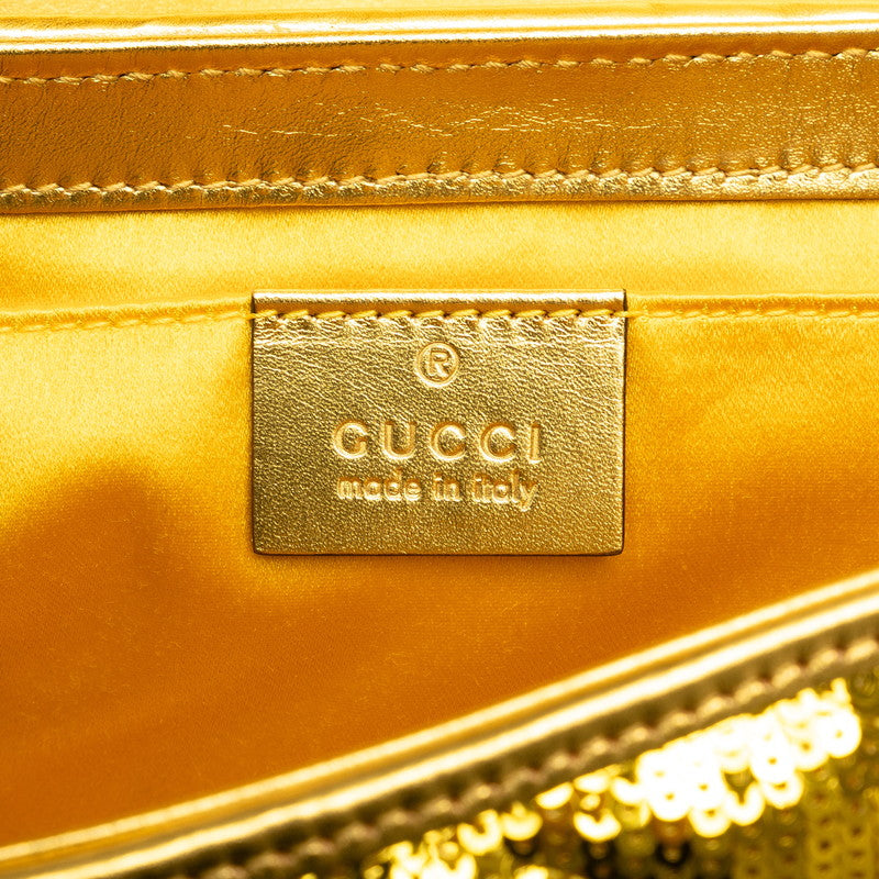 Gucci GG Marmont Sequin Leather Shoulder Bag