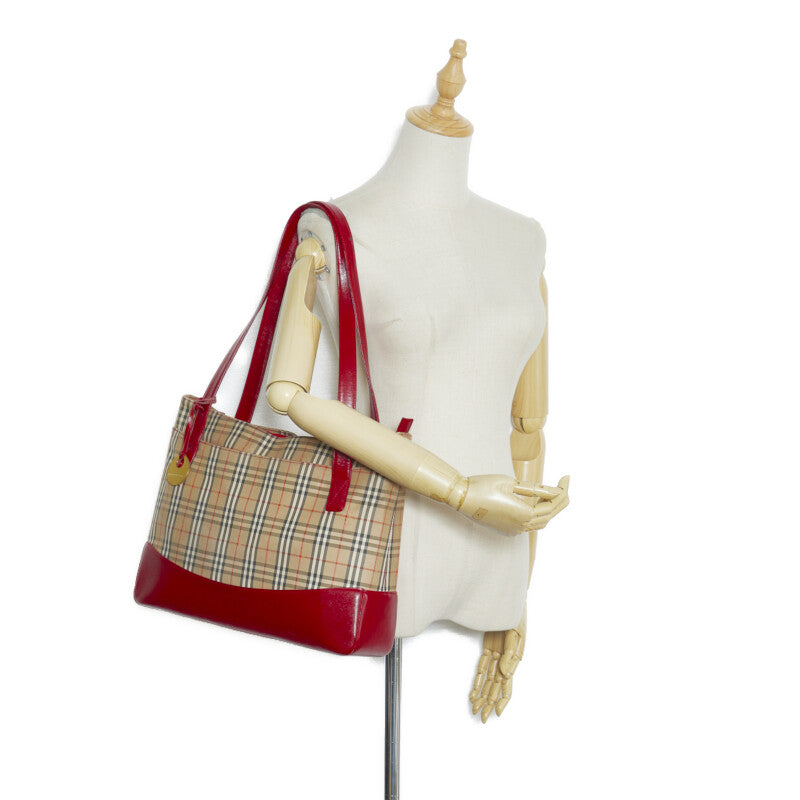 Haymarket Check Canvas Tote Bag