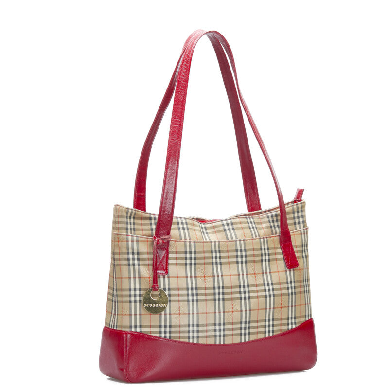 Haymarket Check Canvas Tote Bag