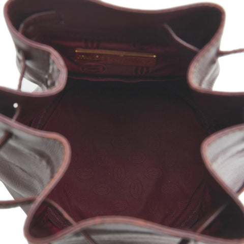 Must de Cartier Leather Bucket Bag