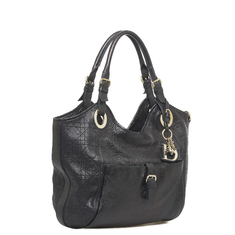 Cannage Leather Bee Tote