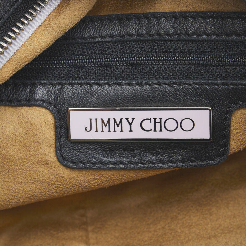 Star Studded Leather Hobo Bag