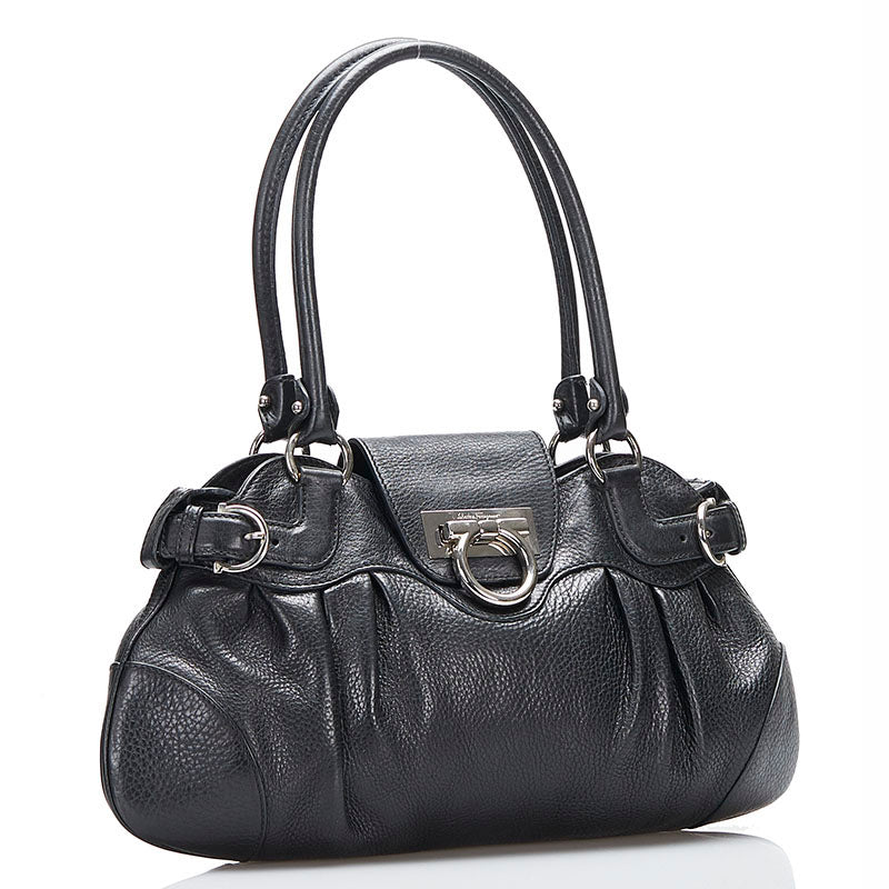 Gancini Marisa Leather Shoulder Bag AU-21 6317