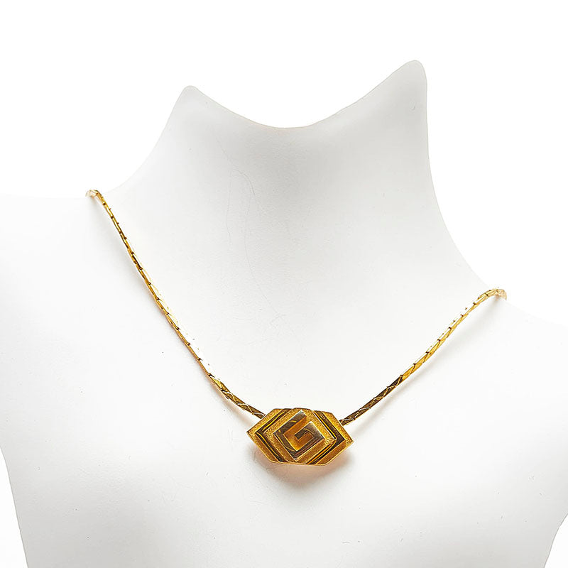 G Logo Pendant Necklace