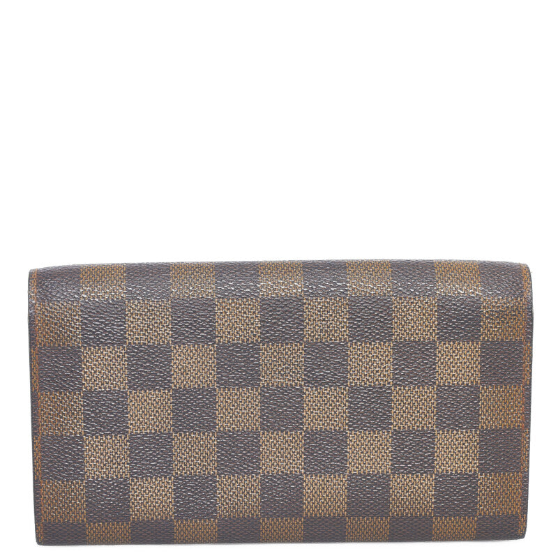 Damier Ebene Portofeuille Sarah Long Wallet N61725