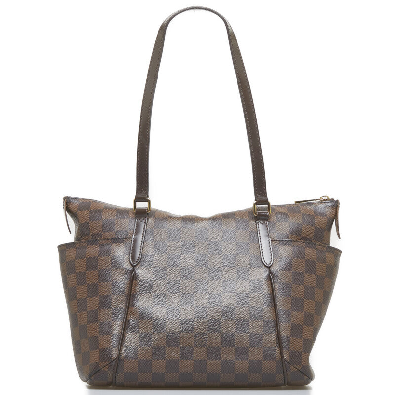 Louis Vuitton Totally PM Damier Ebene Shoulder Tote Bag Brown