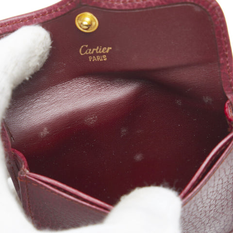 Must de Cartier Leather Coin Purse