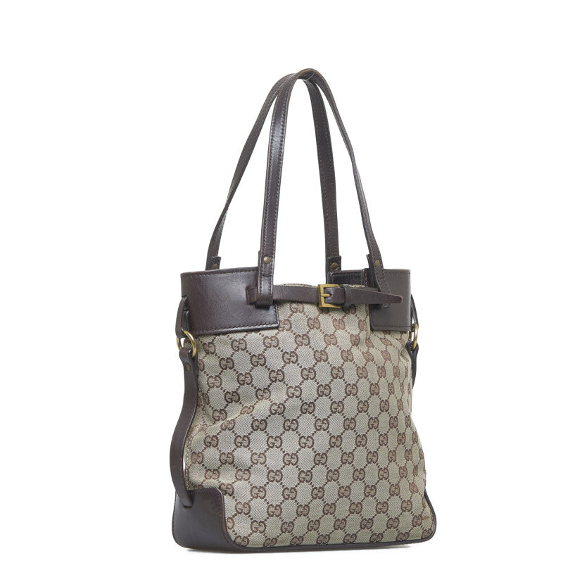 Gucci GG Canvas Tote Bag Canvas Tote Bag 107757 in Good condition