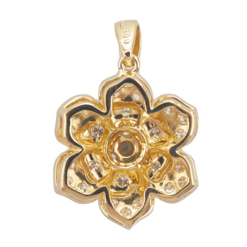 Women's Diamond 1.00ct Pendant, K18 Yellow Gold (Pre-owned)