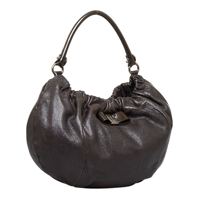Vara Bow Leather Hobo Bag AB-21 C786