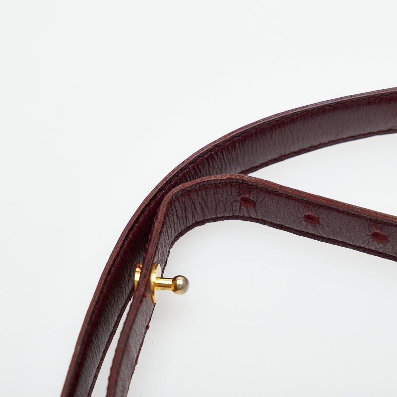 CC Buckle Leather Belt