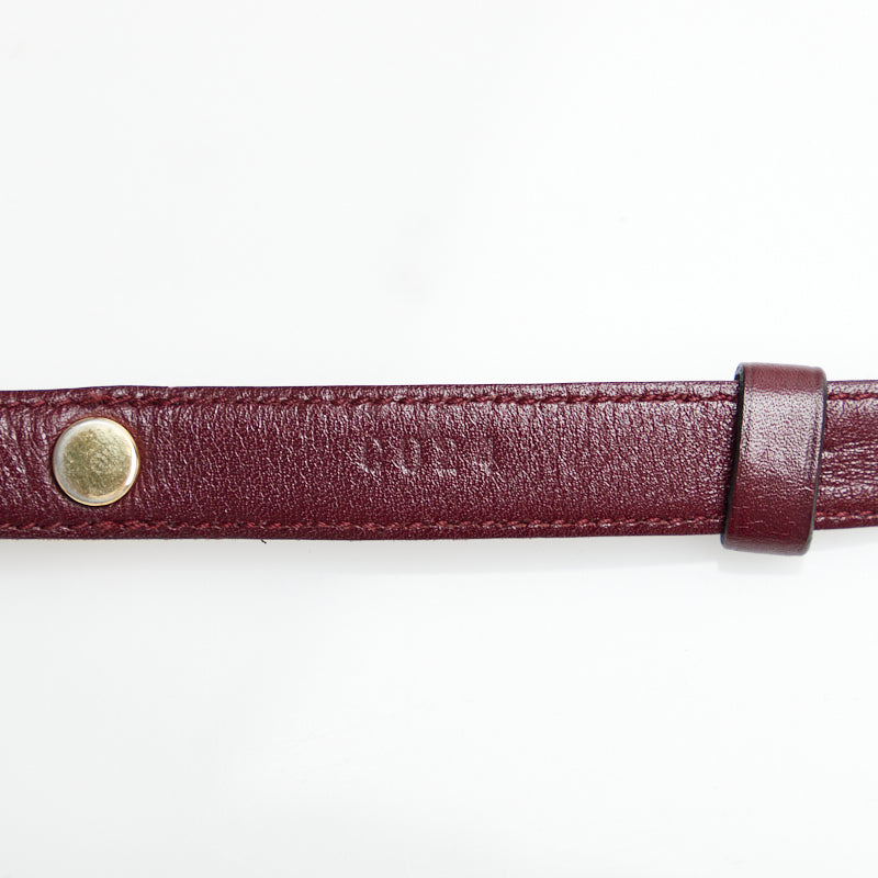 CC Buckle Leather Belt