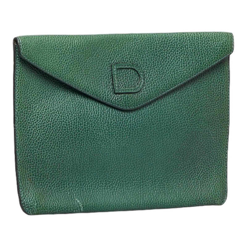 Delvaux Leather Clutch Bag Leather Clutch Bag in Fair condition