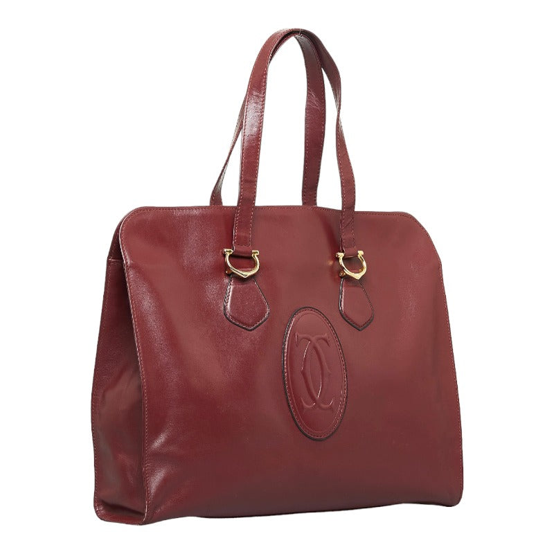 Must de Cartier Leather Tote Bag