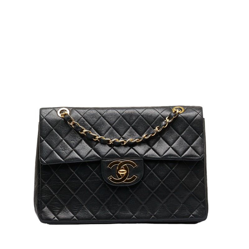 Chanel Lambskin Single Flap Chain Shoulder Bag