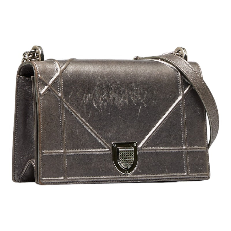 Medium Leather Diorama Bag