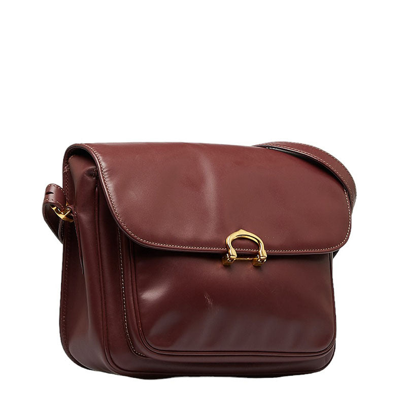 Must de Cartier Leather Shoulder Bag