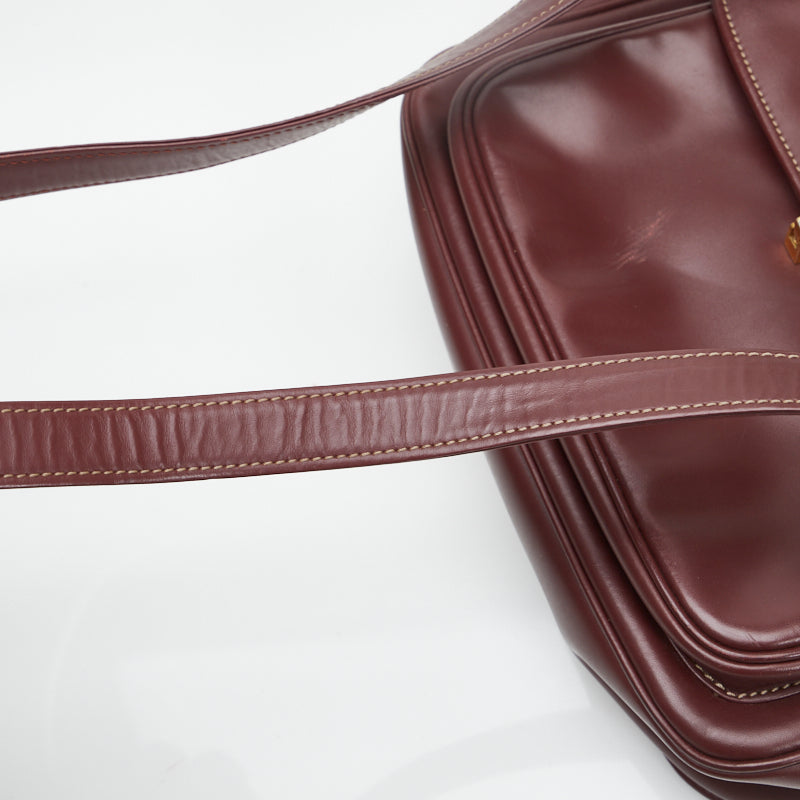 Must de Cartier Leather Shoulder Bag