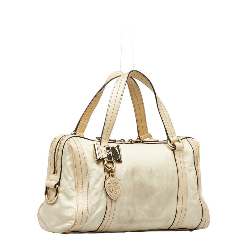 Gucci Leather Duchessa Boston Bag Leather Handbag 181487 in Fair condition