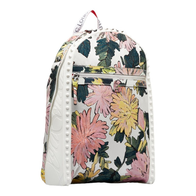 Christian Louboutin Floral Explorafunk Backpack Canvas Backpack in Good condition