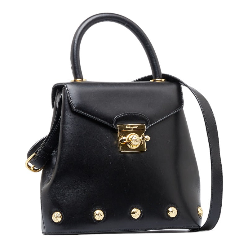 Studded Leather Handbag DQ-21 1668