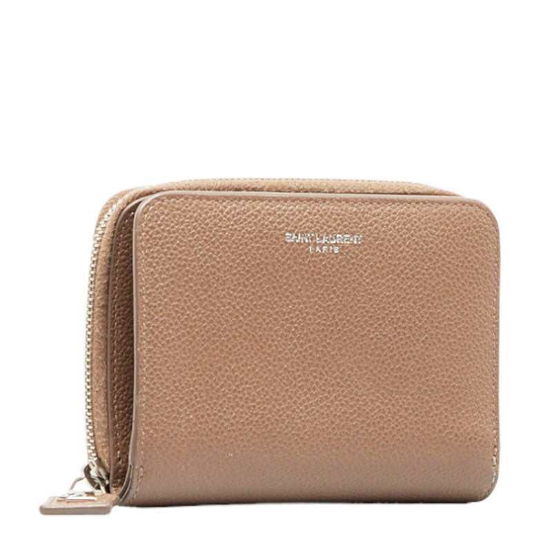 Zip Around Small Leather Wallet 414661