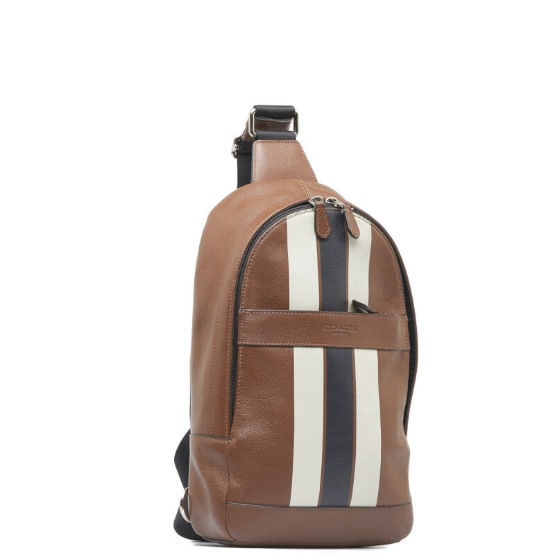 Charles Leather Sling Backpack F72226