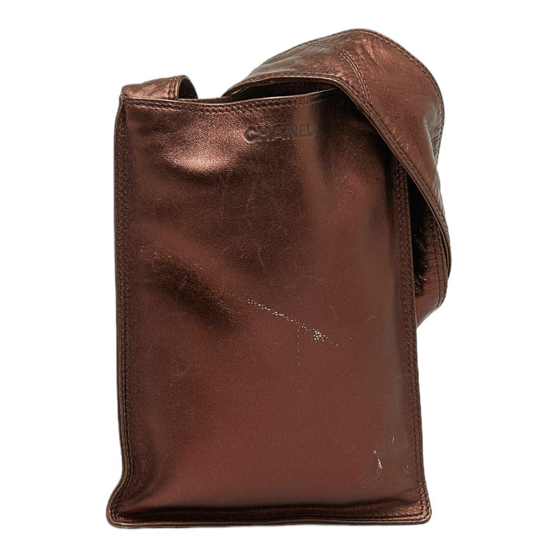 Leather Flat Crossbody Bag