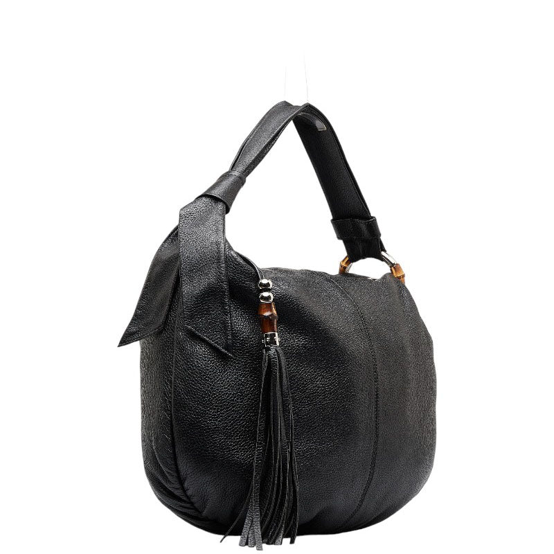 Bamboo Leather Jungle Hobo Bag 232930