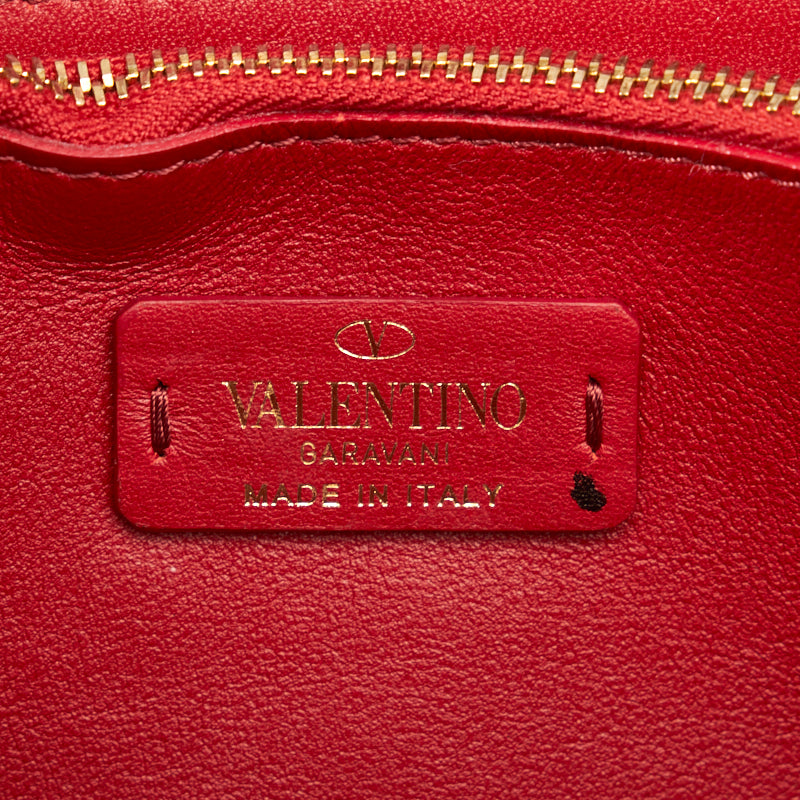 Valentino Leather Patterned Long Wallet