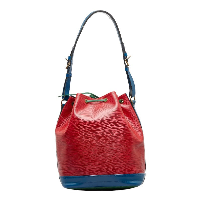 Authentic Louis Vuitton EPI Tri-Color Noe Red Blue Green