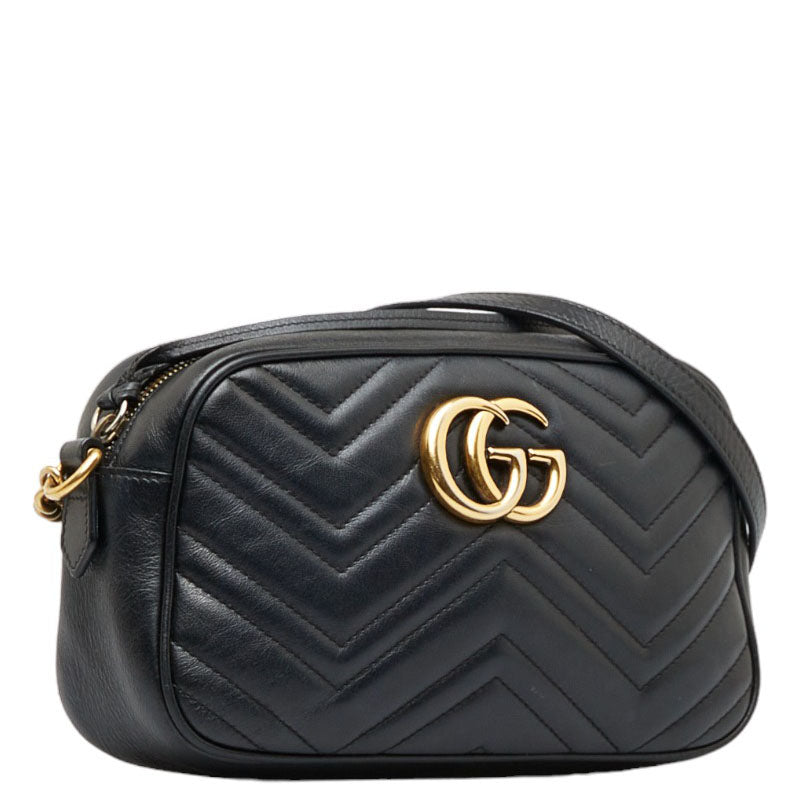 Small GG Marmont Matelasse Crossbody Bag 447632