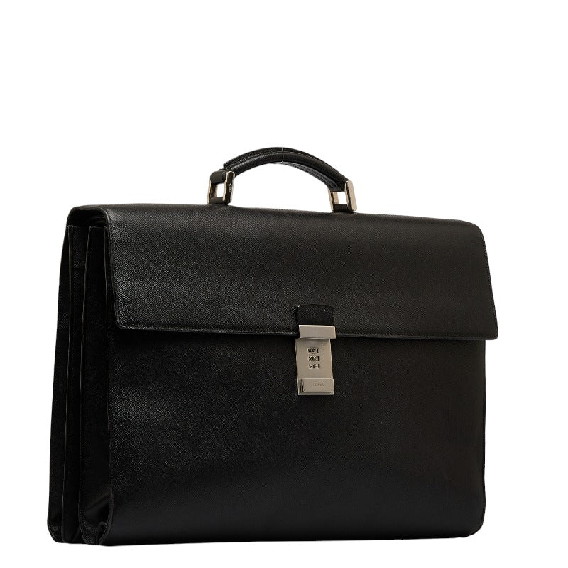 Saffiano Leather Briefcase