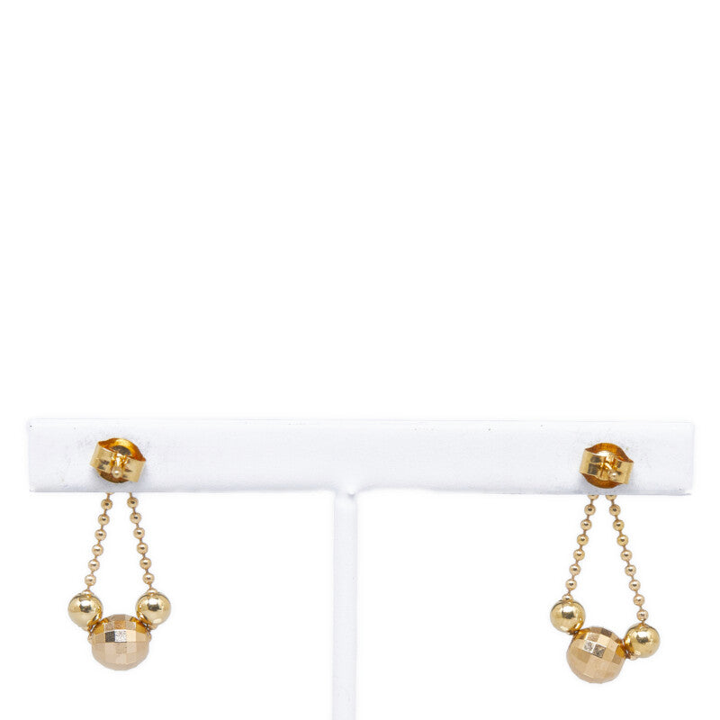 18k Gold Dangle Earrings