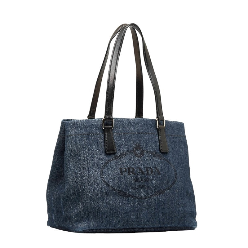 Denim Logo Tote Bag  1BG356