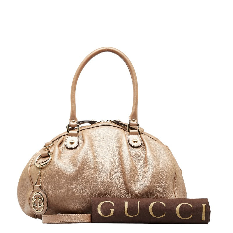 Gucci Leather Sukey Handbag Leather Handbag 223974 in Good condition