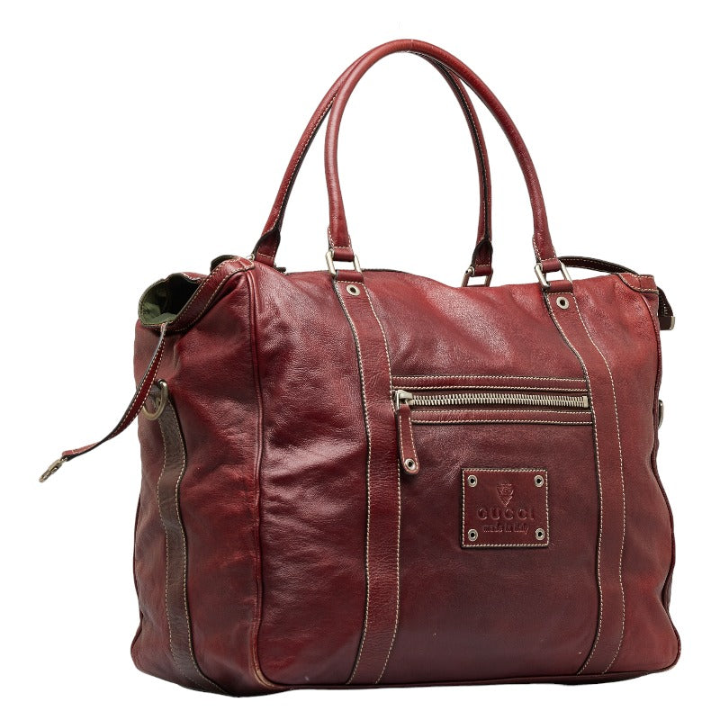 Leather Duffle Bag 189679