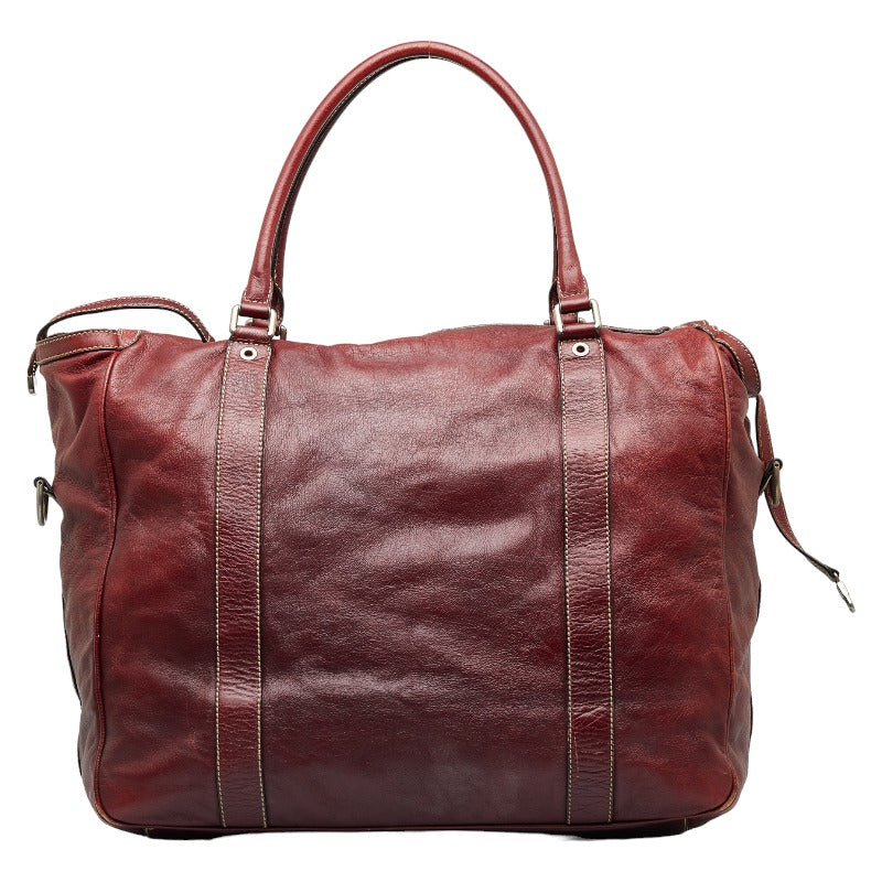 Leather Duffle Bag 189679