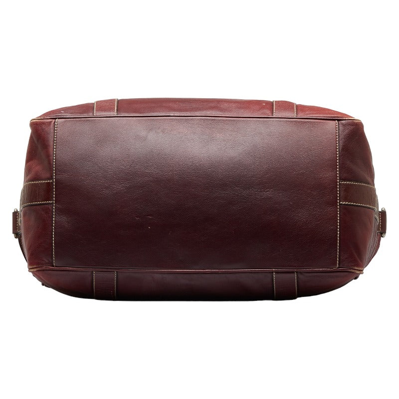 Leather Duffle Bag 189679